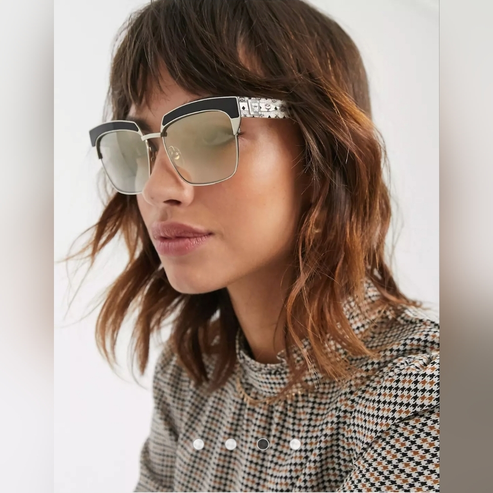 MCM Unisex Retro Visetos Sunglasses